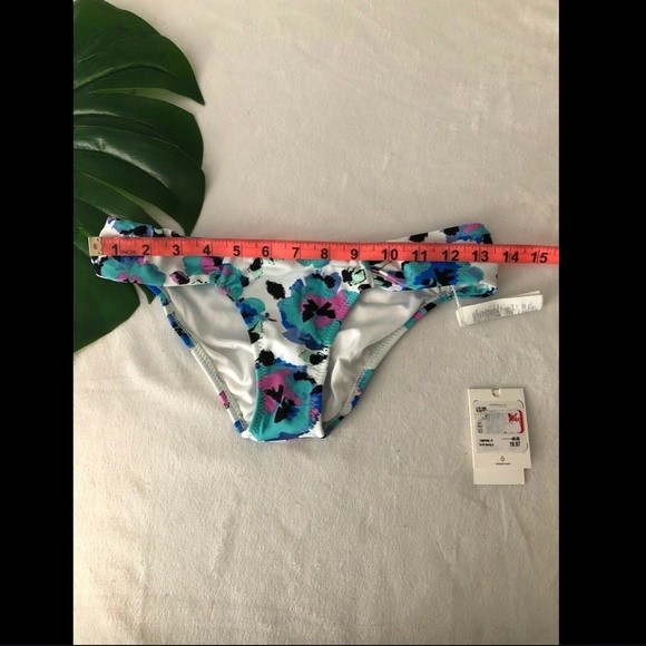NWT Volcom Floral Junkie‎ Full Bottom in Blue Bird [ SZ XS ] - Picture 2 of 8